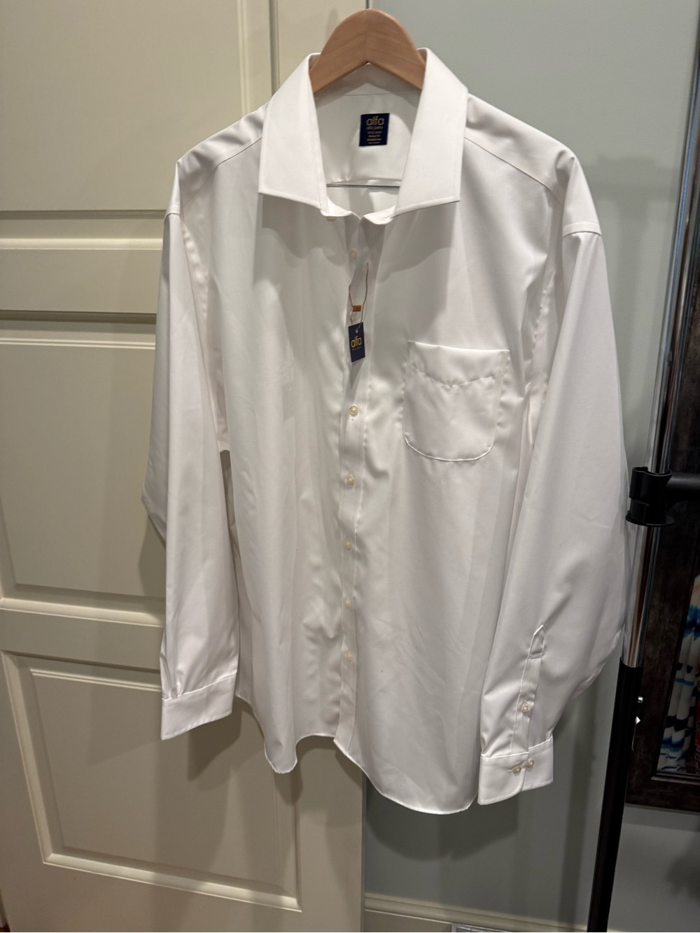 Karako Alfa Perry Men’s Wrinkle-Free Dress Shirt Bundle 1 White / 1 Black NWT